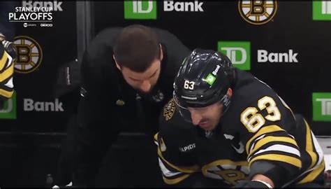 Insider Leaks Hint That Brad Marchand S Injury Is Worse Than Expected