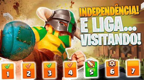 Dia Atacando Na Liga E Visitando A Vila Dos Inscritos Clash Of