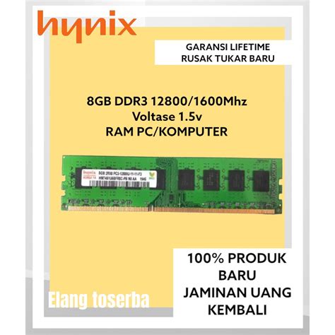 Memory Ram Hynix Ddr Gb Mhz Pc Pc Ram Longdimm Original Ddr