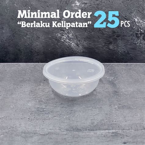 Jual Thinwall 200ml Rb Bulat Food Container Kotak Makan Plastik 200