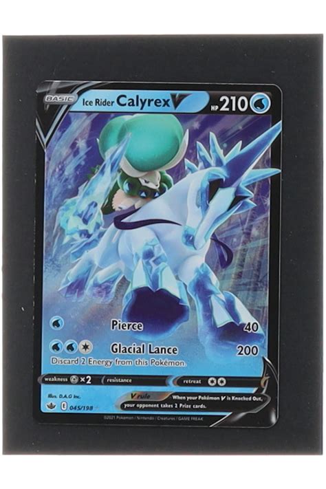 Ice Rider Calyrex V 2021 Pokemon Sword And Shield Chilling Reign 45