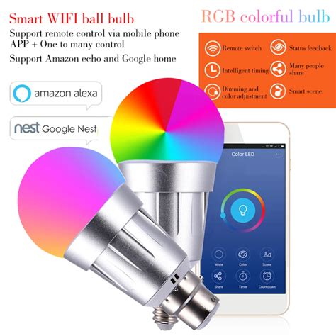 Tuya Smart Bulb 10w E27 Wifi Led Light Bulb Rgb Color Changing And