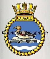 Arms (crest) of HMS Gadwall, Royal Navy