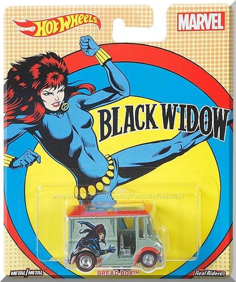Hot Wheels Bread Box Pop Culture Women Of Marvel 2017 Black Widow Contemporary