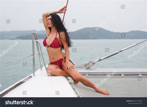 Portrait Sexy Asian Woman Wear Bikini Stock Photo Shutterstock