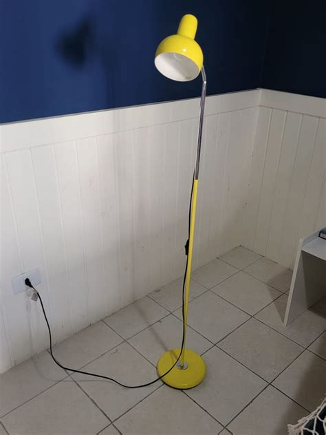 Lumin Ria De Piso Amarela Tok Stok M Vel P Ilumina O Tok Stok