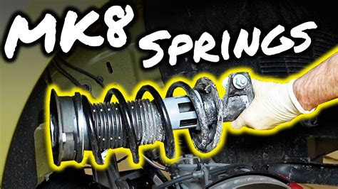 How To Install Lowering Springs On A Mk Gti Youtube