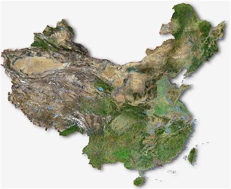 中国卫星地图 花瓣网