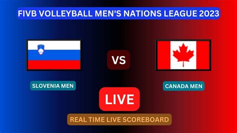 Slovenia Vs Canada Live Score Update Today Vnl Fivb Volleyball Men