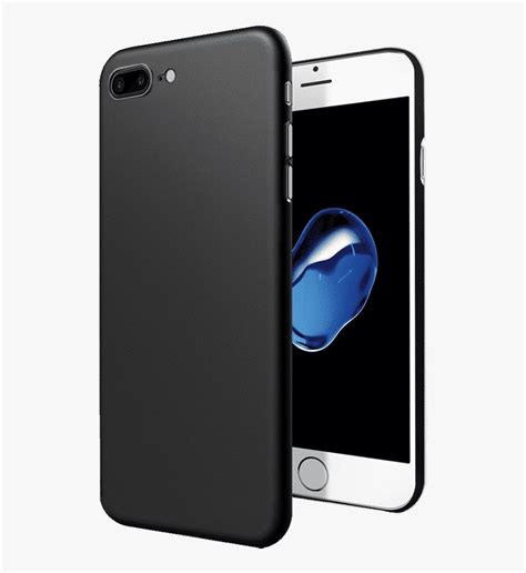 Dailyobjects Air Thin Black Case For Iphone 8 Plus Apple Iphone 8 Hd Png Download Kindpng