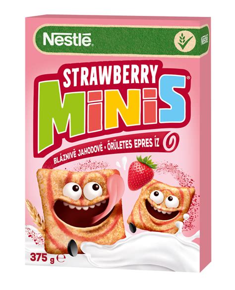 STRAWBERRY MINIS gabonapehely | Termékek | Nestlé Gabonapelyhek