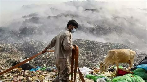 Bhalswa Landfill Fire Photos Delhi India 26 April 1 May 2022 R