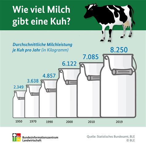 Wie Viel Milch Gibt Eine Kuh BZL