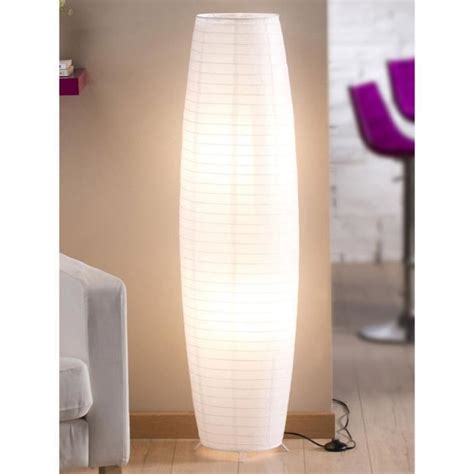 Lampadaire Papier De Riz Blanc Hauteur Cm Achat Vente