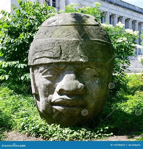 Replica Of Olmec Sculpture Royalty-Free Stock Image | CartoonDealer.com #204262168