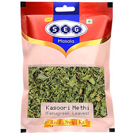 Buy Seg Kasoori Methi Fenugreek Leaves Natural Fresh No