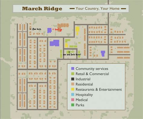 Annotated Map March Ridge PZwiki