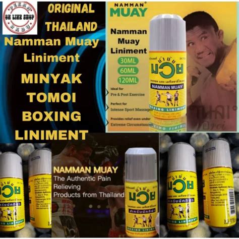 🇹🇭namman Muay Liniment Minyak Tomoi Boxing Liniment Original Thailand