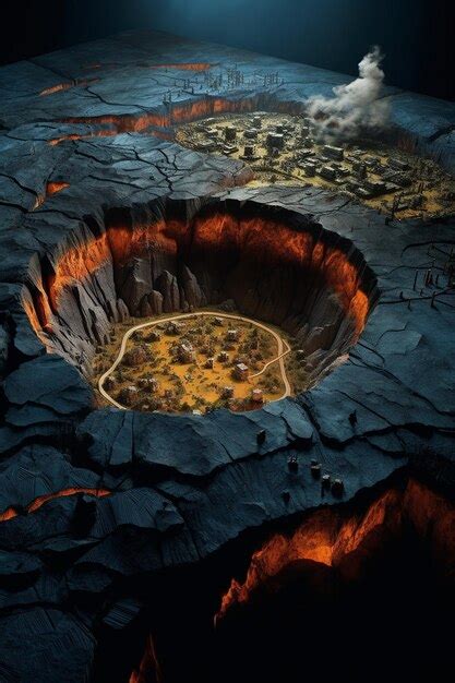 Premium AI Image | Caldera Nature