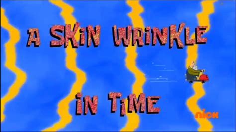 Spongebob Squarepants A Skin Wrinkle In Time Title Card Brazilian