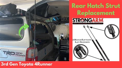 Rear Hatch Liftgate Strut Replacement Upgrade 3rd Gen Toyota