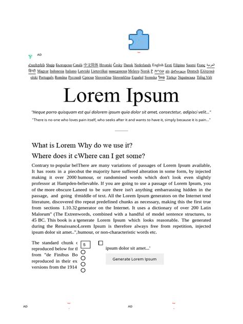 Lorem Ipsum What Is Lorem Ipsum Why Do We Use It Where Does It Come