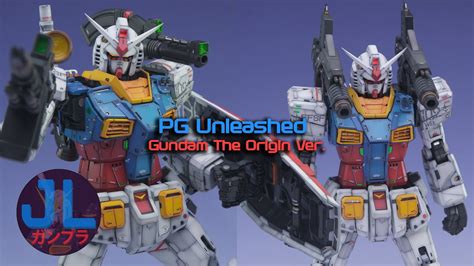 World S ONLY PG Unleashed The Origin Ver Gundam Custom Gunpla