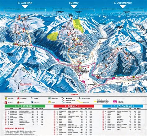 Bormio piste map - Ontheworldmap.com