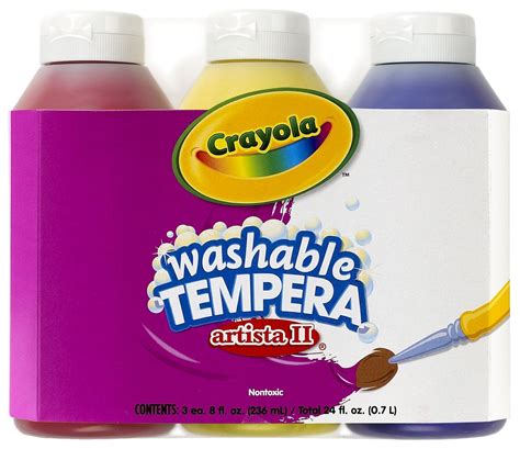 Crayola Washable Tempera Paint Great For Toddler Painting Tempera