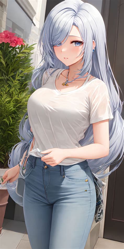 Shenhe in denim : r/CasualMoe