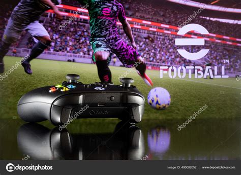 Xbox Controller Efootball Logo Background 26Th Jul 2021 Sao Paulo ...