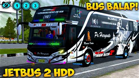 MOD BUS BALAP BUSSID MOD JB2 HDD HARYANTO JANISSARY YouTube