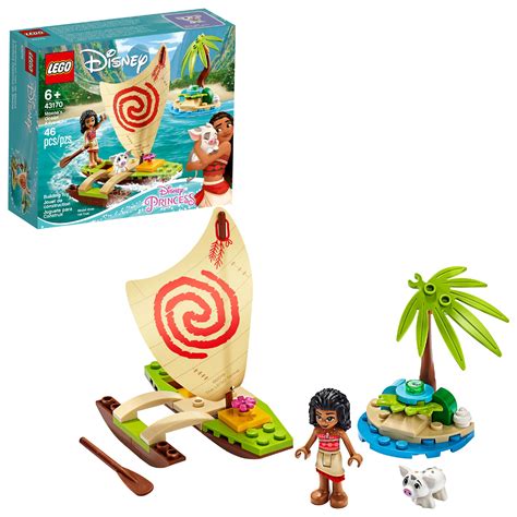 Lego Disney Moana S Ocean Adventure Toy Building Kit Pieces