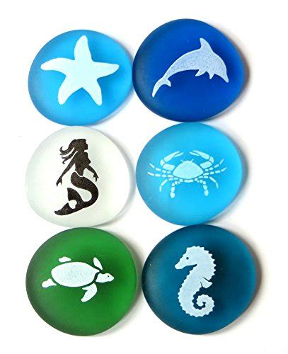 Buy Lifeforce Glass The Mermaid S Message Sea Life Frosted Sea Glass