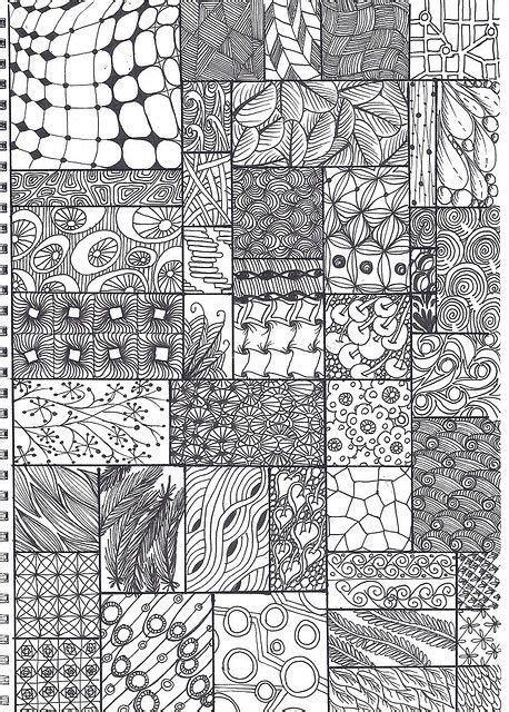 Zentangle Pattern Sheet Zentangle Patterns Tangle Art Zentangle