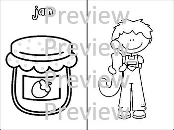 Letter Jj Coloring Book by AmazingLessons4Friends | TPT