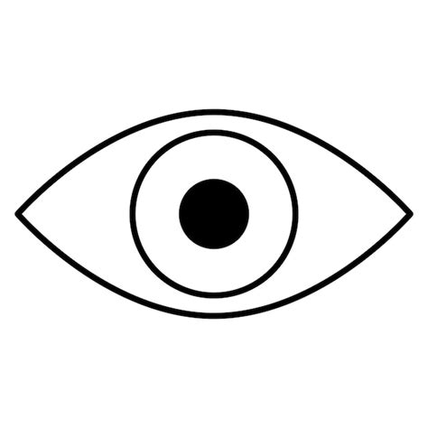 Premium Vector Eye Vector Eyeball Symbol