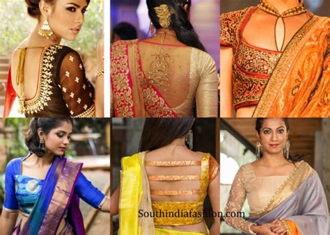 7 Trending Blouse Designs For Pattu Sarees South India Fashion