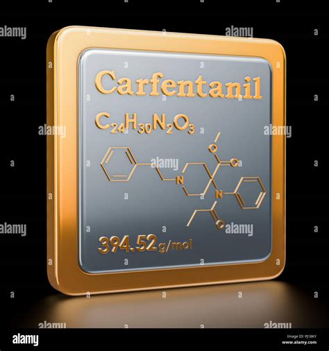 El Carfentanil O Carfentanyl Icono F Rmula Qu Mica Estructura