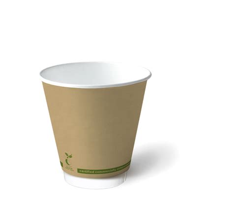 SMOOTH DOUBLE WALL HOT CUP PLA HOT CUPS