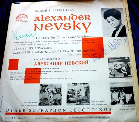 Prokofiev Alexander Nevsky Czech Phil An Erl An Erl And Soukupov S