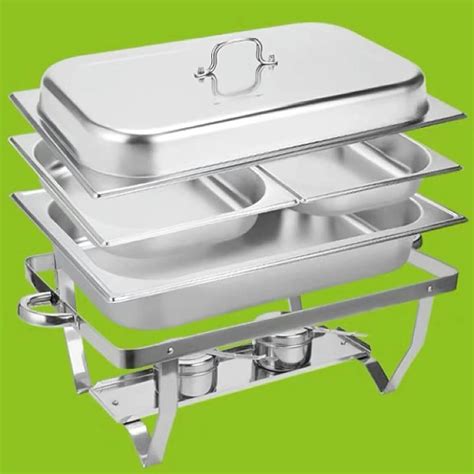 Amazon FLTRGO Stainless Steel Buffet Hot Plate Has Lid Stainless Steel Heating Tray Hot