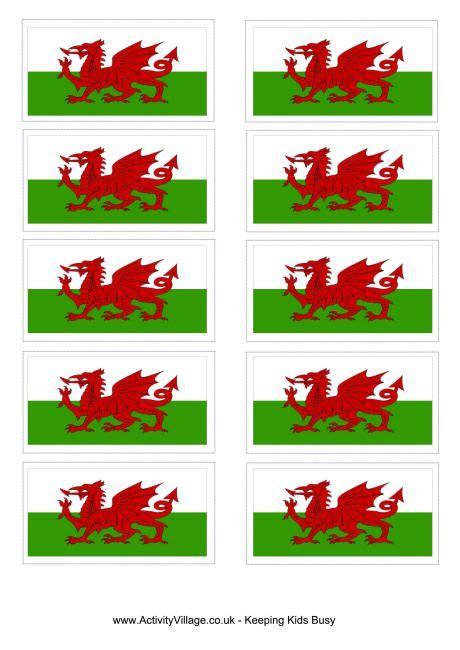 Welsh Flag Printable Welsh Flag Flag Printable Wales Flag