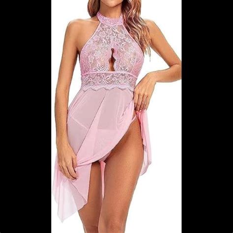 Buy Moonkiss Babydoll Lingerie Mesh With G String Panty Bikini Skirt