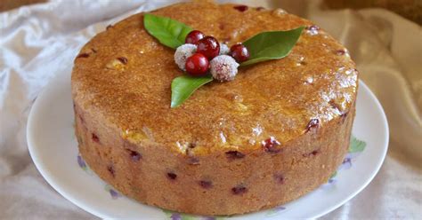 Cranberry Cake With Orange Glaze Christinas Cucina