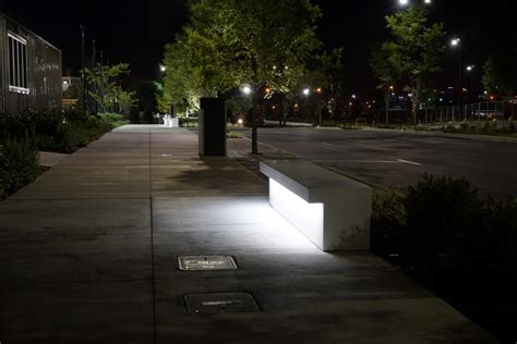 St Pete Lighted Concrete Bollards | Shelly Lighting