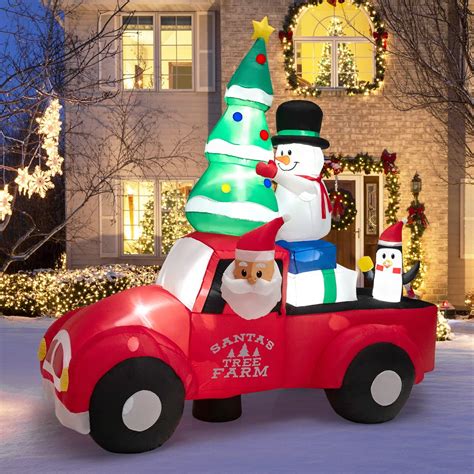 Gemmy 086786862902 Santa Driving Fire Truck Christmas