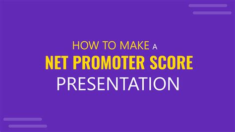 How To Present A Net Promoter Score Nps Analysis