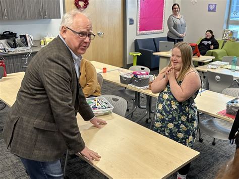 Gov Tim Walz Visits SPHS As Part Of Swing Through South Central