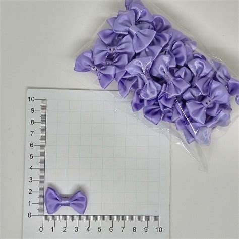 50 Lacinhos Fofos De Cetim 4 Cm Lilas Produtos Elo7